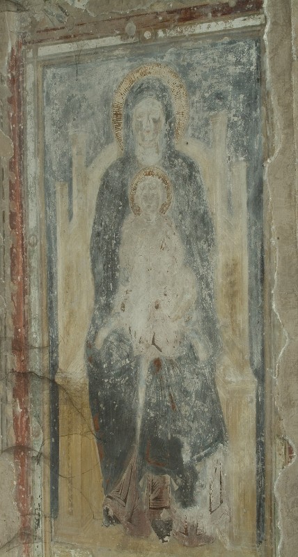 Primo Maestro di San Zeno (?) sec. XIV, Madonna con Gesù Bambino