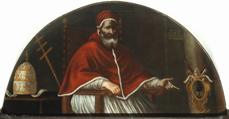 Rossi G. sec. XVII, Papa Sisto IV
