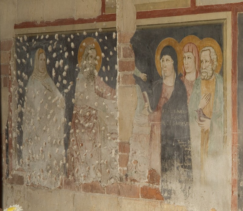 Primo Maestro di San Zeno sec. XIV, Presentazione di Maria fanciulla al tempio