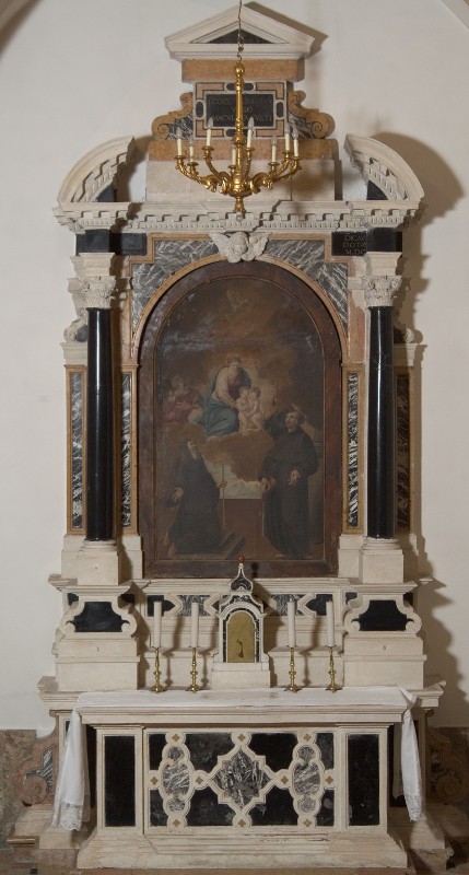 Maestranze veronesi sec. XVIII, Altare laterale dell'Immacolata concezione