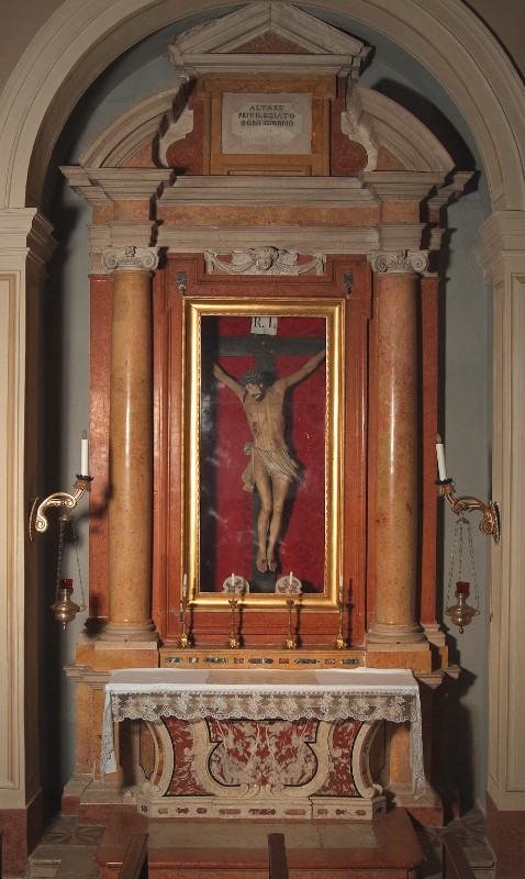 Maestranze veronesi sec. XVIII, Altare laterale della crocifissione