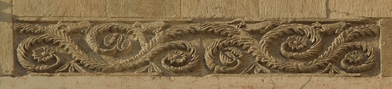Maestranze Italia sett. sec. XII, Rilievo con girali vegetali