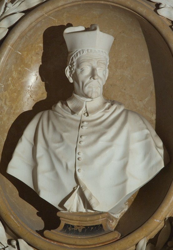 Aglio D. sec. XVII-XVIII, Busto del cardinale Enrico Noris