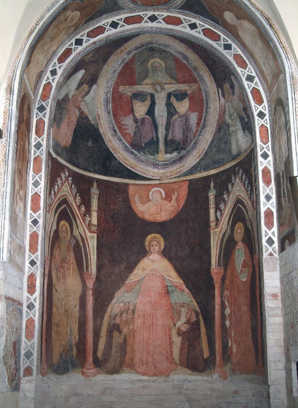 Martino da Verona sec. XIV-XV, Finta cornice cosmatesca