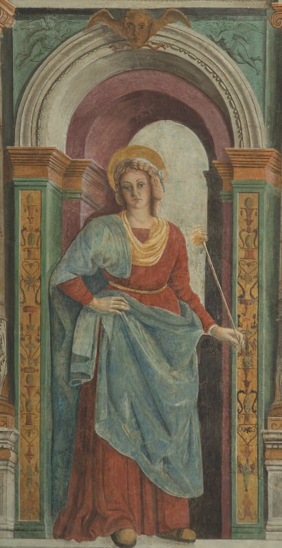 Falconetto G. M. (1503), Santa entro nicchia