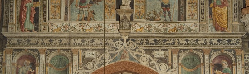 Falconetto G. M. (1503), Fregio con motivi zoomorfi e antropomorfi