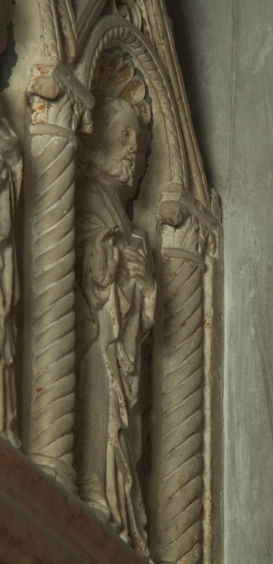 Maestranze campionesi (1353), Apostolo con mano destra aperta