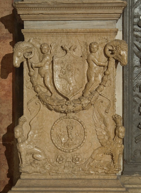 Da Lugo D. sec. XVI, Basamento con Gesù Cristo nell'orto di Gethsemani