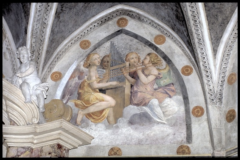 Brusasorci D. (1553 ca.), Angeli musicanti con organo