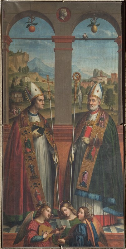 Caliari G. B. sec. XIX, San Lorenzo Giustiniani e San Zeno vescovo