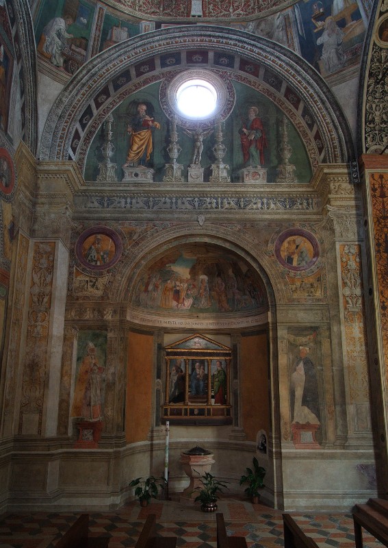 Falconetto G. M. sec. XV, Santi entro strutture architettoniche