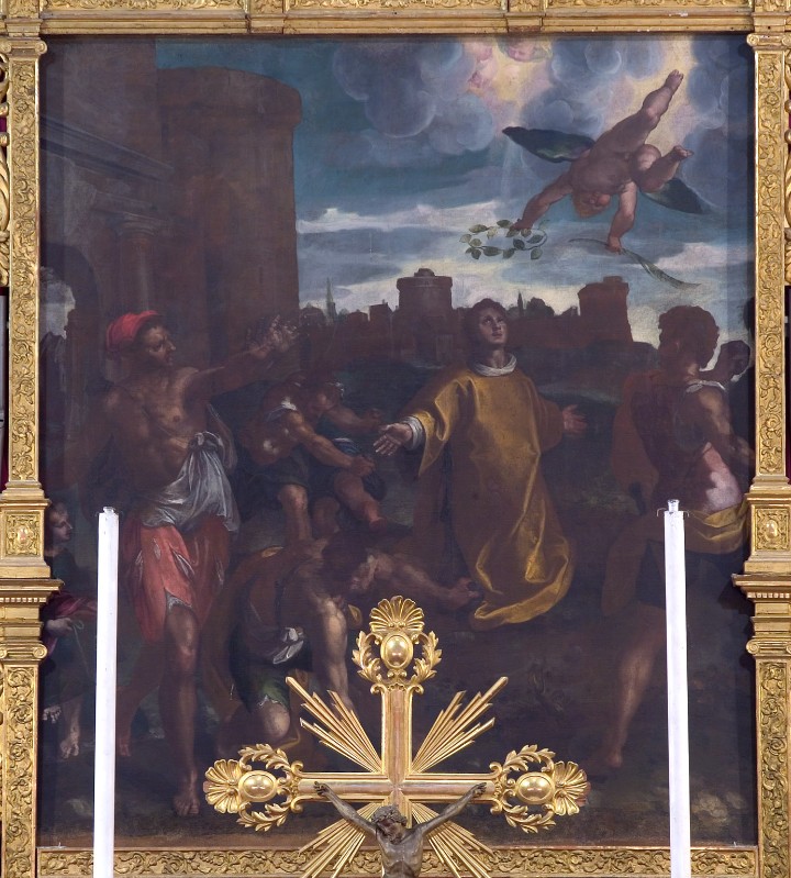 Brusasorci F. sec. XVI, Santo Stefano lapidato