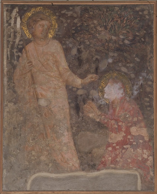 Martino da Verona sec. XIV, Gesù Cristo risorto appare a Santa Maria Maddalena