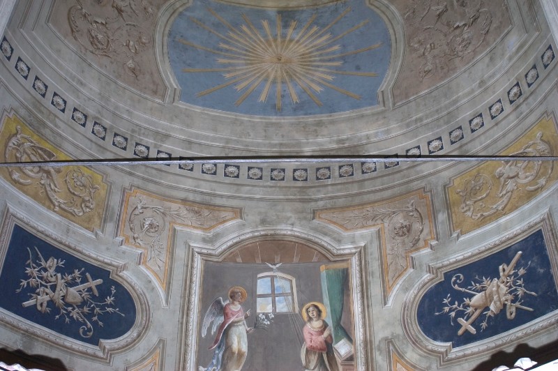 Ambito lombardo secc.XIX-XX, Decorazione pittorica della volta con Annunciazione