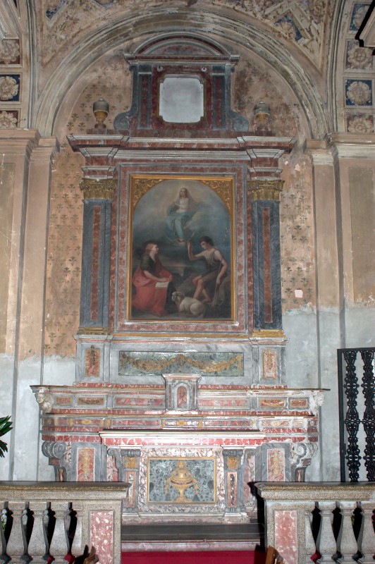 Ambito lombardo sec. XVIII, Altare dei Santi Giovanni Evangelista e Battista