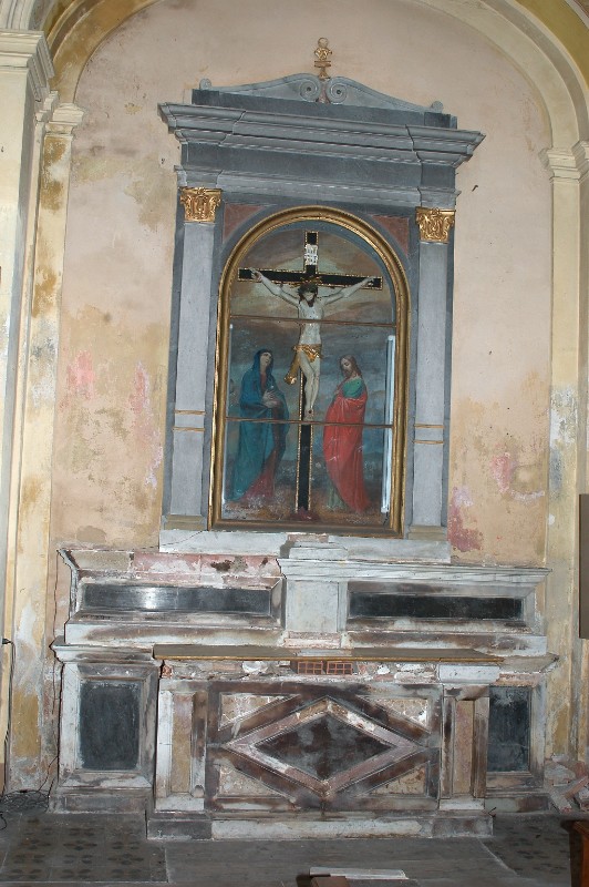 Ambito pavese sec. XIX, Altare del Crocifisso