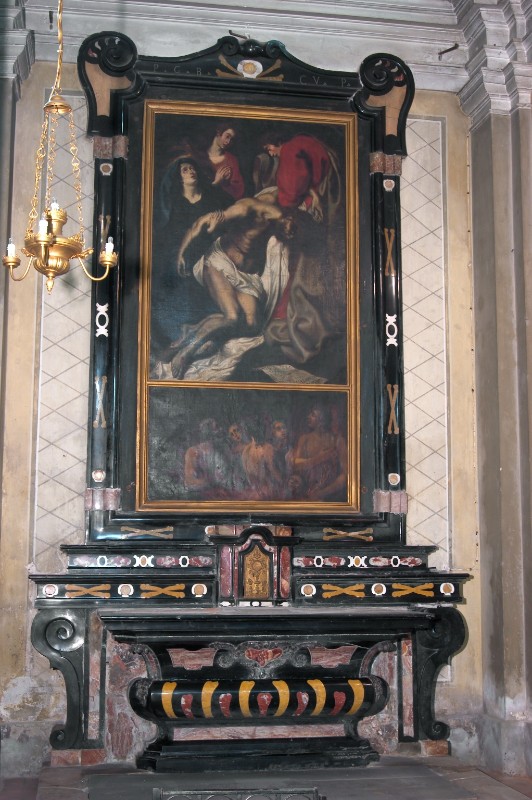 Bottega lombarda sec. XVII-XVIII, Altare della Deposizione di Gesù