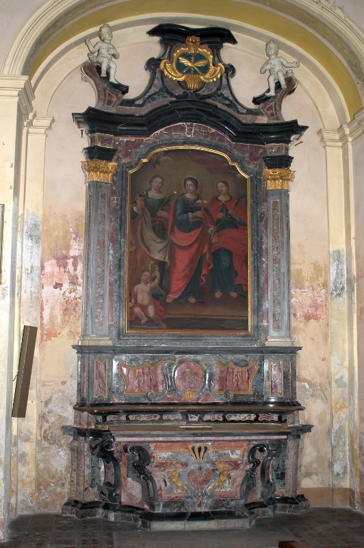 Ambito pavese sec. XVII-XVIII, Altare delle Sante Ausiliatrici