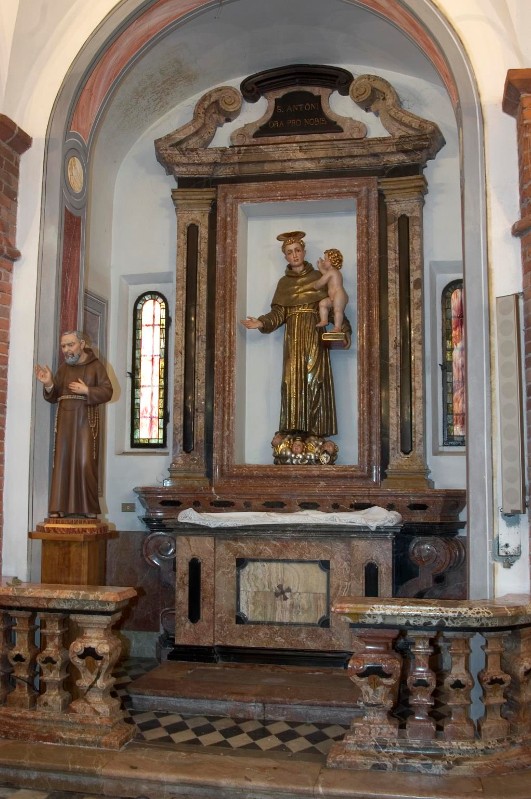 Bottega lombarda sec. XVII-XVIII, Altare di Sant'Antonio da Padova