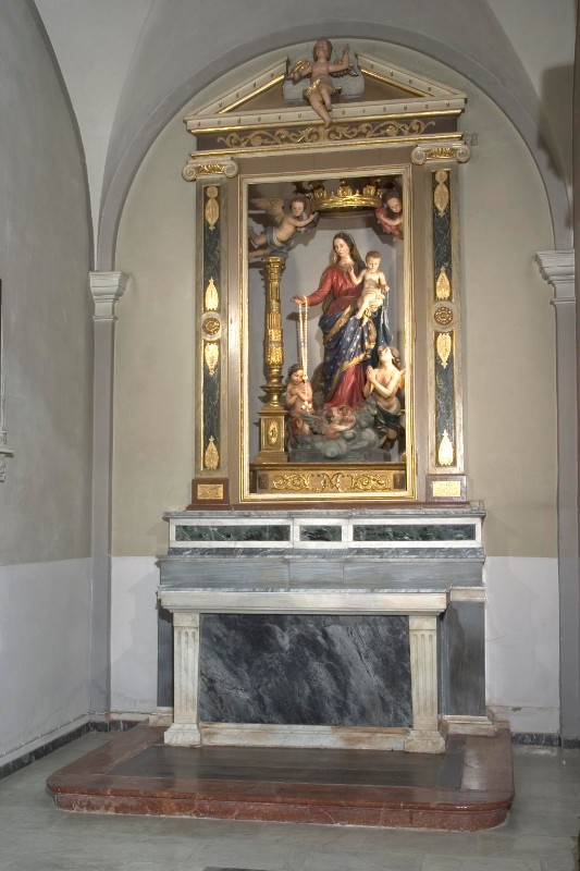Ambito lombardo sec. XIX-XX, Altare della Madonna del rosario