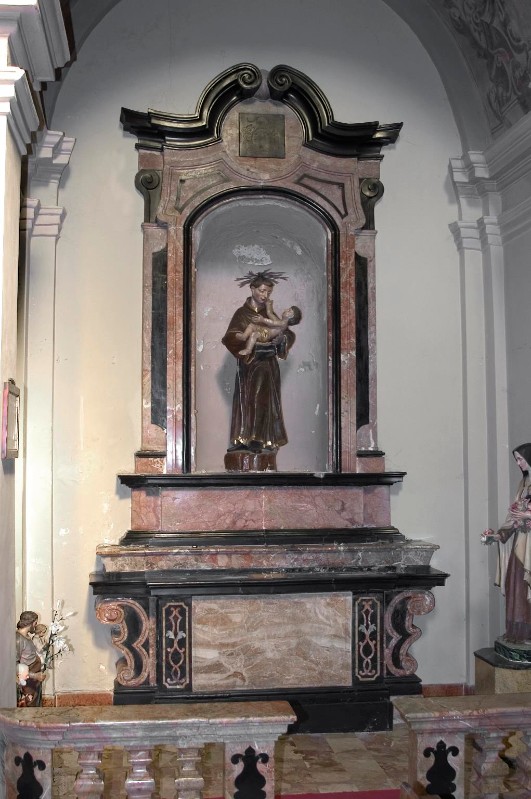 Bottega lombarda sec. XVIII, Altare di S. Antonio da Padova
