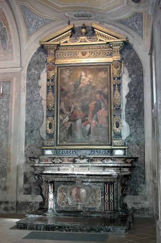 Bottega lombarda sec. XVII, Altare della Madonna delle Grazie