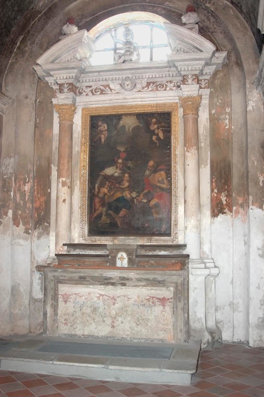 Bottega lombarda sec. XVII-XVIII, Altare della Sacra famiglia