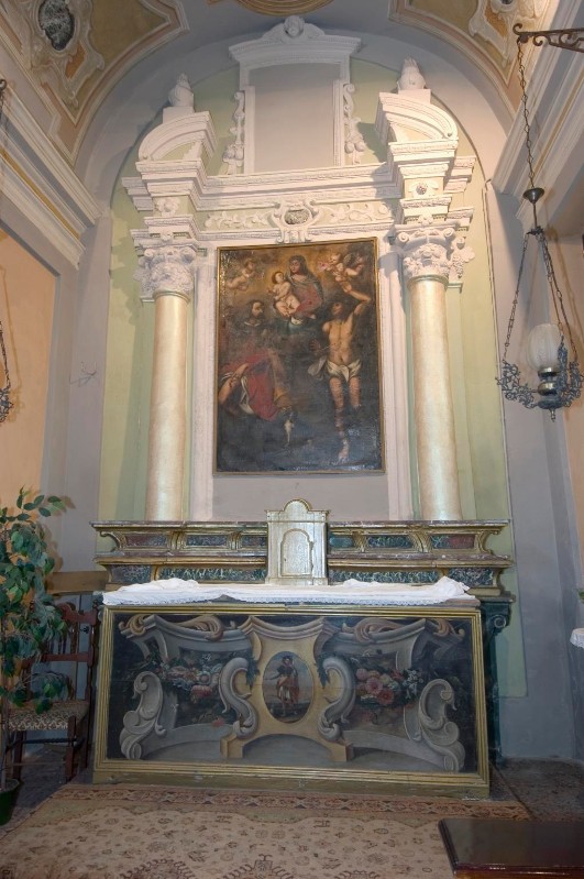 Bottega lombarda sec. XVII-XVIII, Altare di San Rocco