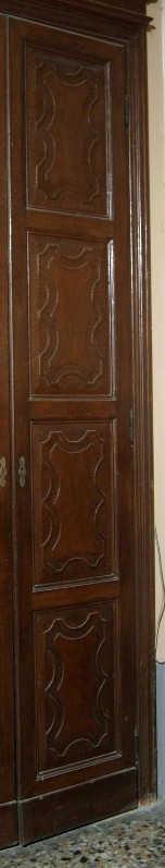 Ambito lombardo sec. XIX, Anta di destra armadio altare di S. Omobono
