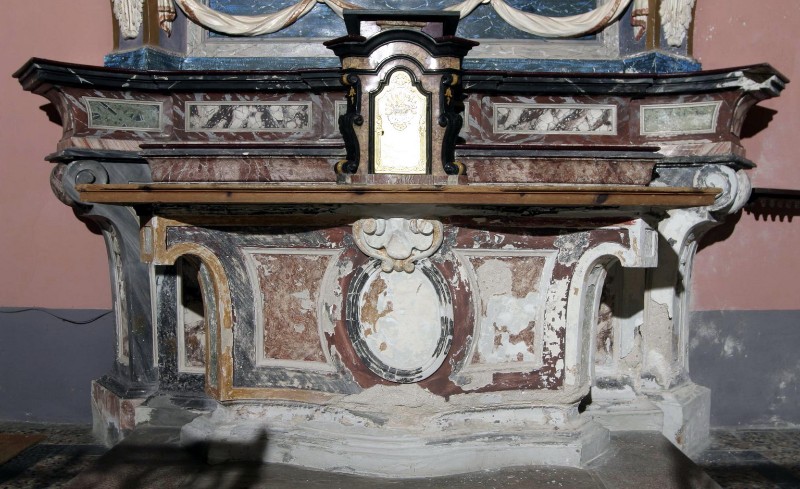 Ambito lombardo sec. XVIII, Altare di S. Omobono