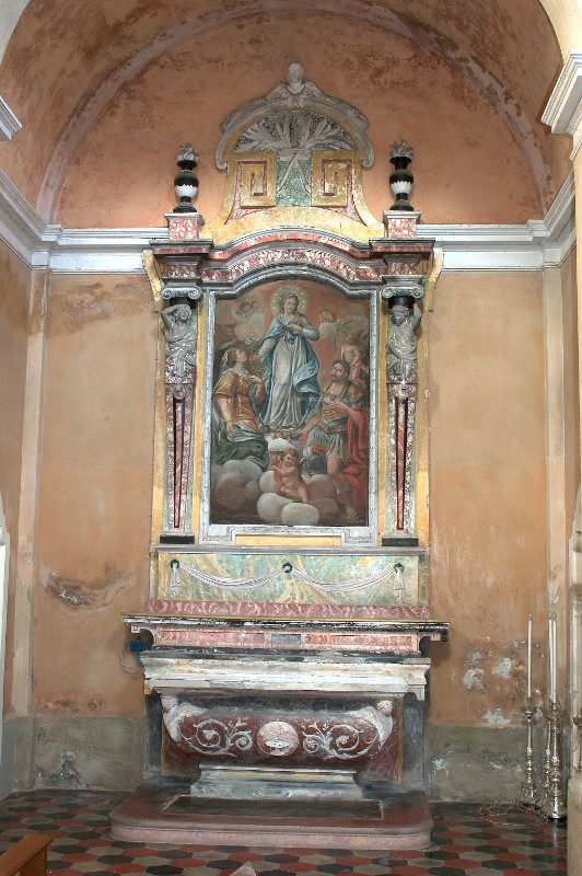 Ambito lombardo sec. XVII-XVIII-XIX, Altare di Santa Lucia