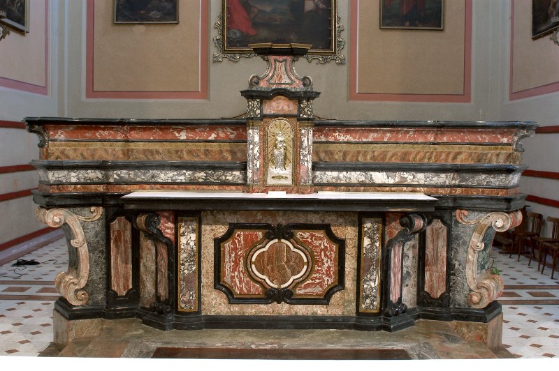 Ambito lombardo sec. XVIII, Altare maggiore della SS.Trinità di Garlasco