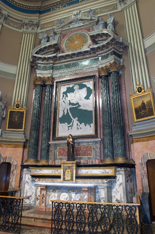 Ambito pavese sec. XVIII-XIX, Altare della Madonna del Suffragio