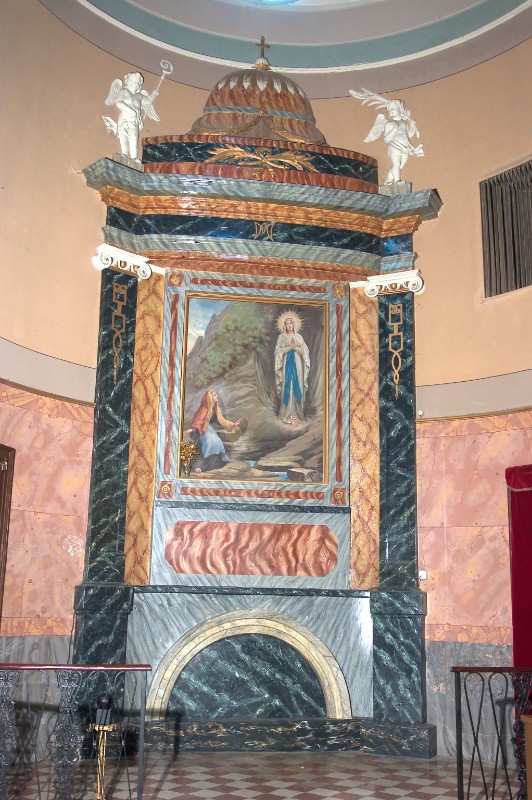 Ambito pavese sec. XIX, Altare della Madonna di Lourdes