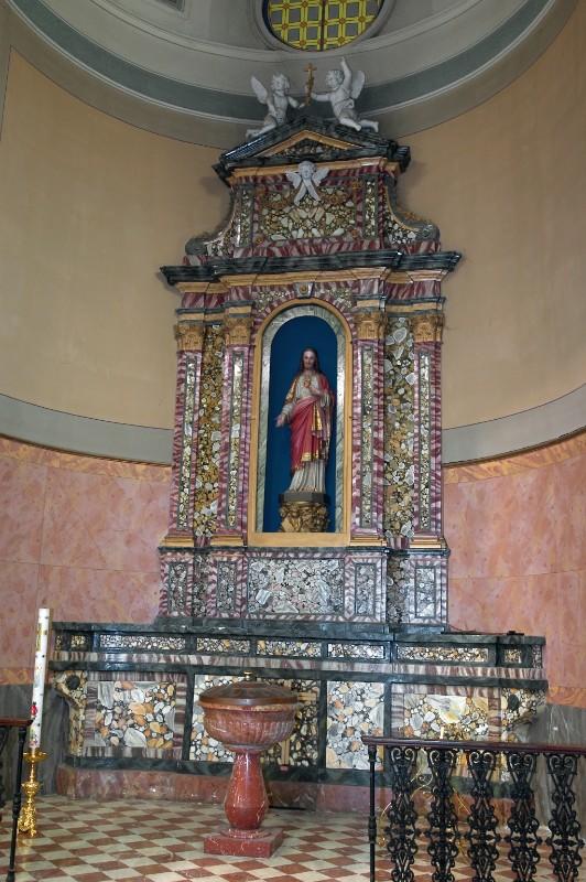 Ambito pavese sec. XIX, Altare del Sacro Cuore di Gesù