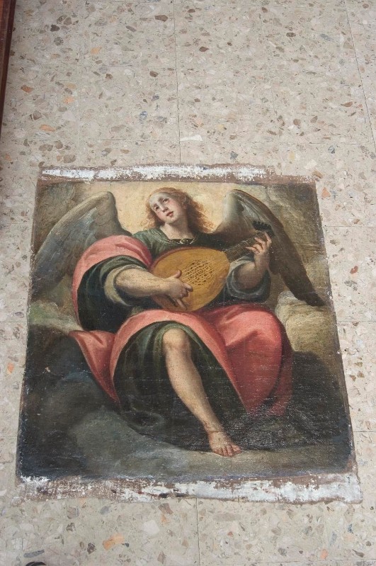 Della Rovere G.B.-Della Rovere G.M. sec. XVII, Angelo musicante con liuto