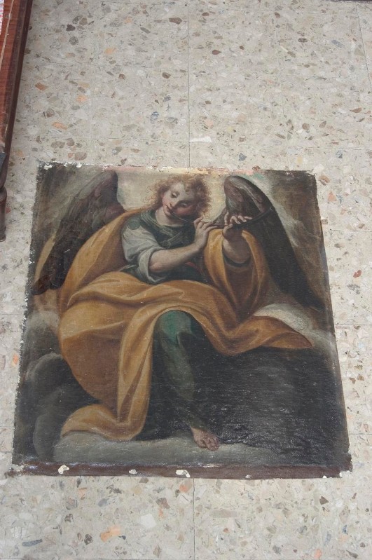Della Rovere G.B.-Della Rovere G.M. sec. XVII, Angelo musicante con corno