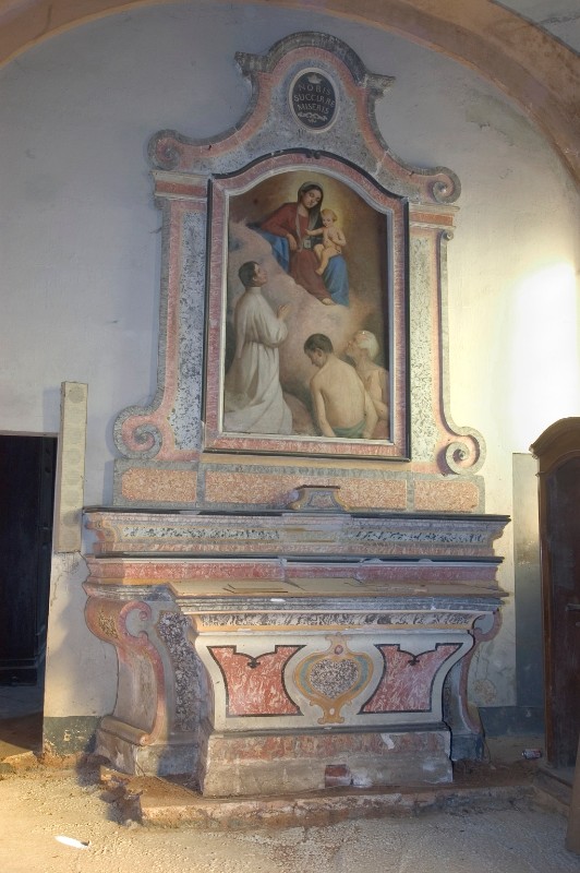 Bottega lombarda sec. XIX, Altare del suffragio