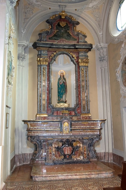 Ambito pavese sec. XVIII, Altare della Madonna del Carmine