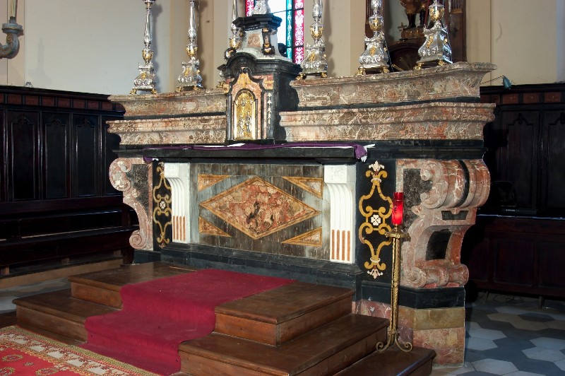 Ambito lombardo sec. XVIII, Altare maggiore di San Rocco a Garlasco