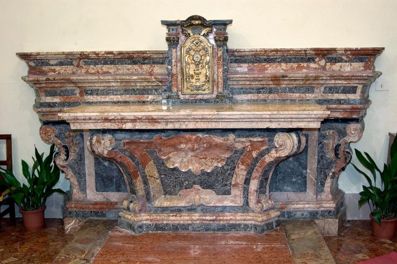Bottega lombarda sec. XVIII, Altare della Madonna del Carmelo