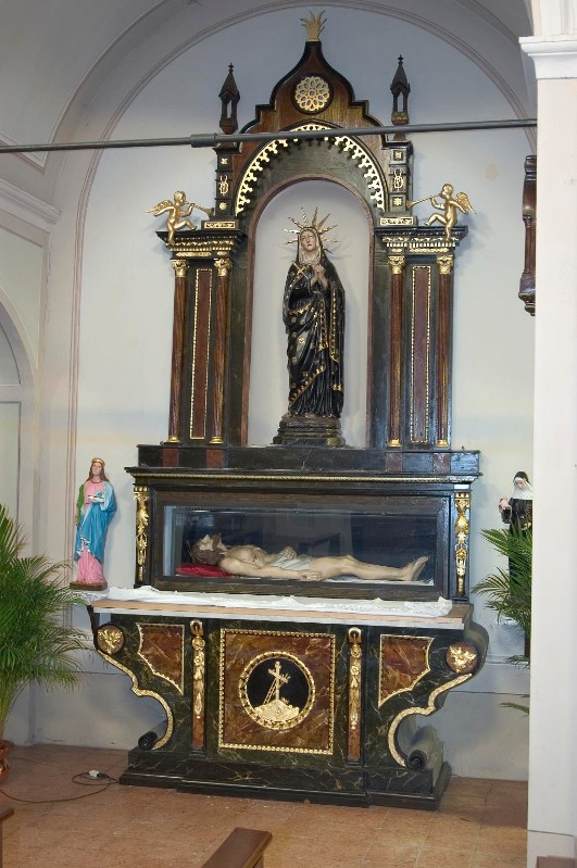 Ambito lombardo sec. XIX-XX, Altare della Madonna addolorata