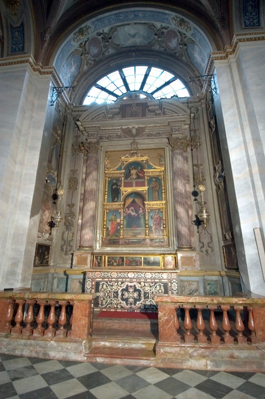 Ambito vigevanese sec. XVII, Altare dei Santi Giacomo e Cristoforo