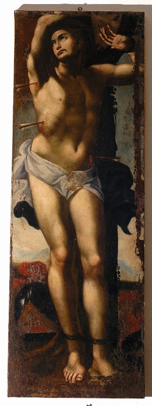 Bottega italiana sec. XVII, Dipinto di San Sebastiano