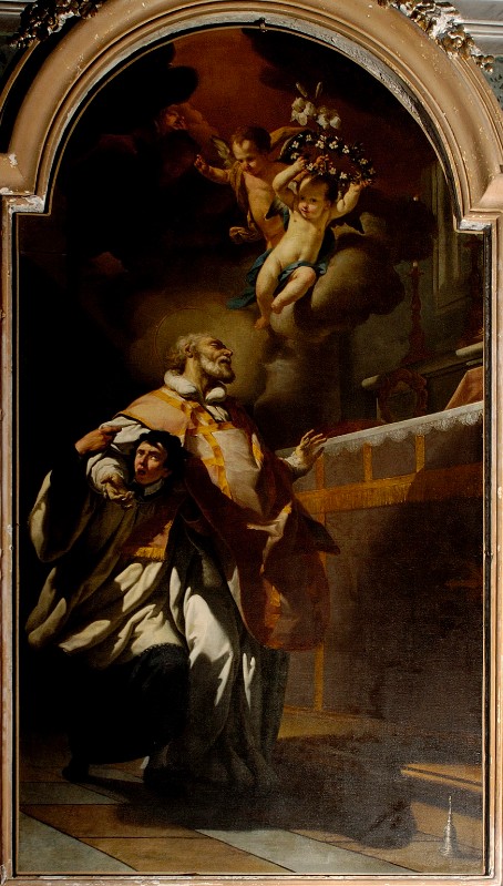 Ambito viterbese sec. XVIII, Apparizione celeste a S. Andrea di Avellino