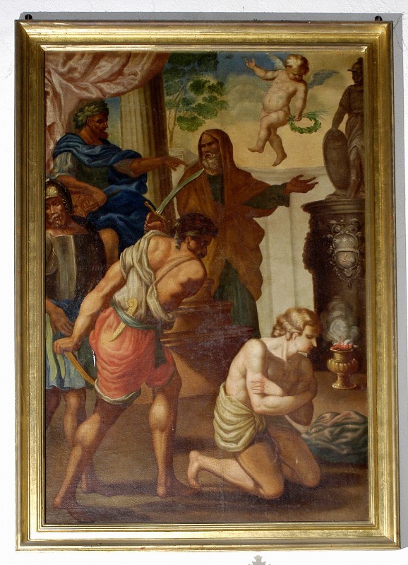 Bottega italiana sec. XVIII, Martirio di San Pancrazio