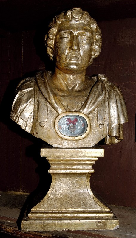 Bottega italiana sec. XVIII, Reliquiario a busto di Sant'Agapito