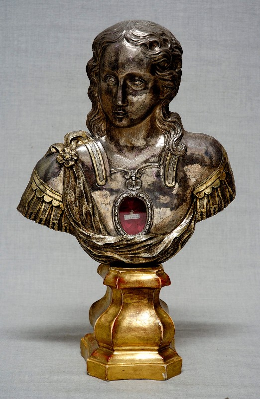 Bottega italiana sec. XVIII, Busto reliquiario di San Gorgonio