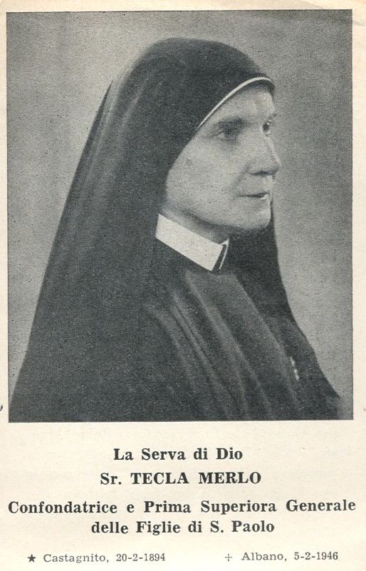 Ambito italiano (1946 ca.), Suor Tecla Merlo