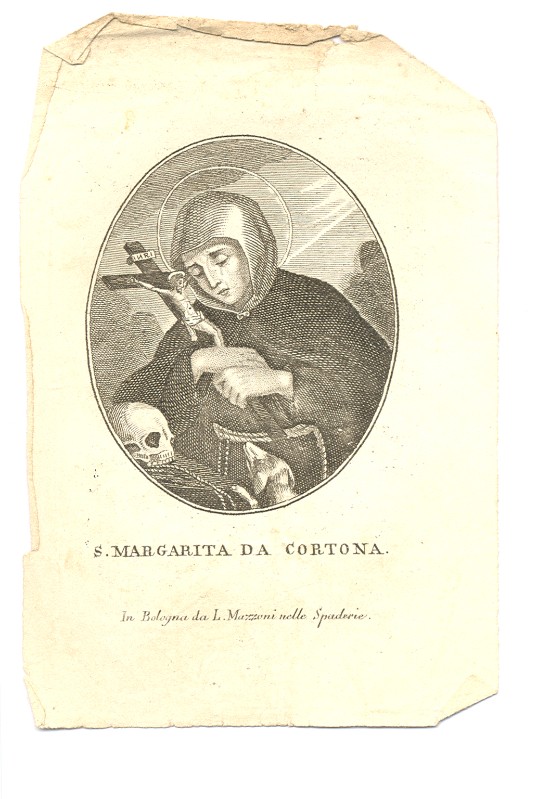 Ambito italiano sec. XIX, Santa margherita da Cortona